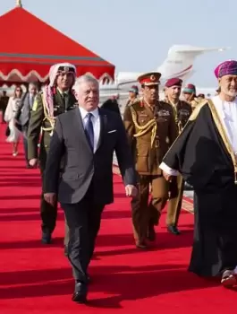 العاهل الاردني وسلطان عمان