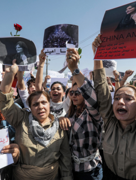 الاحتجاجات في ايران