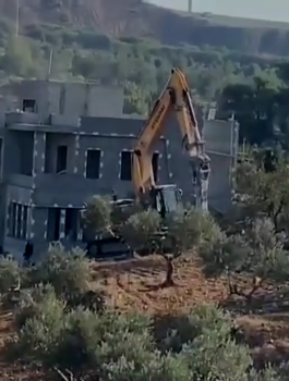 الهدم في جلبون