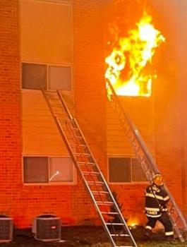 حريق في شقة مصرية