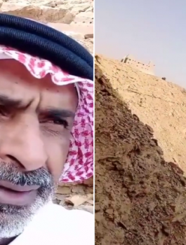 سعودي في الصحراء