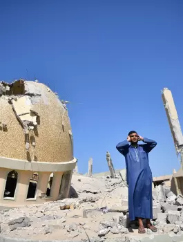 تدمير المساجد في غزة