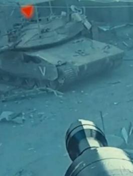 تدمير آليات اسرائيلية في غزة