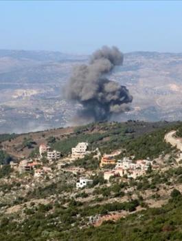 الطيران الحربي يقصف لبنان