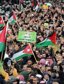تظاهرات في الاردن