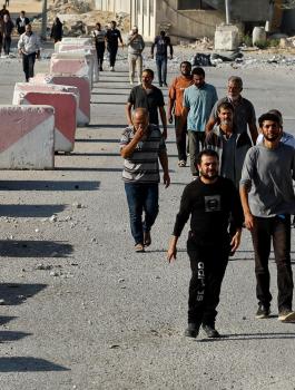 عمال قطاع غزة