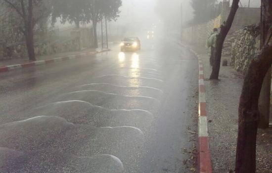 Ramallah rain