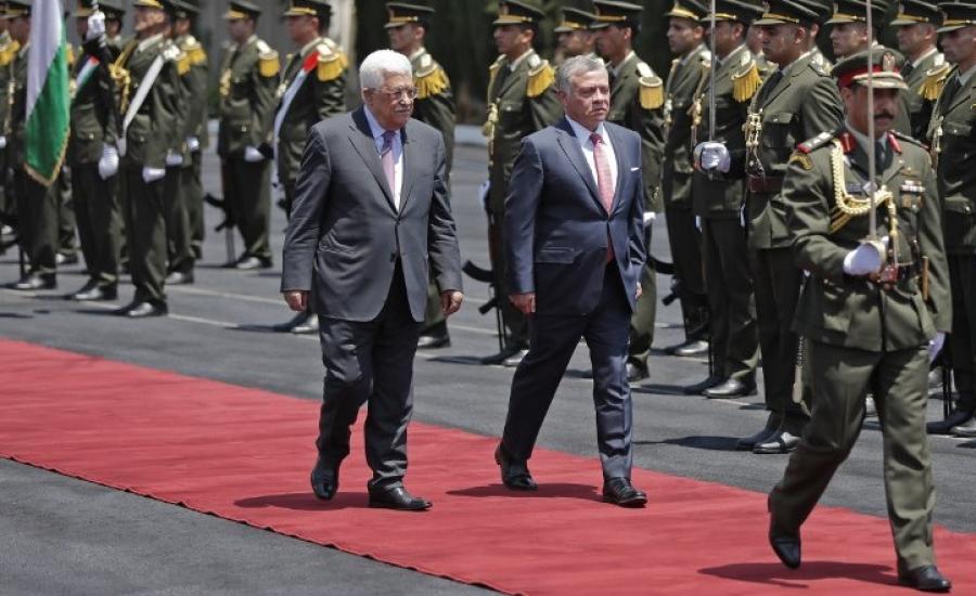 مباحثات بين الرئيس عباس والعاهل الأردني قبل وصول الوفد الأمريكي 