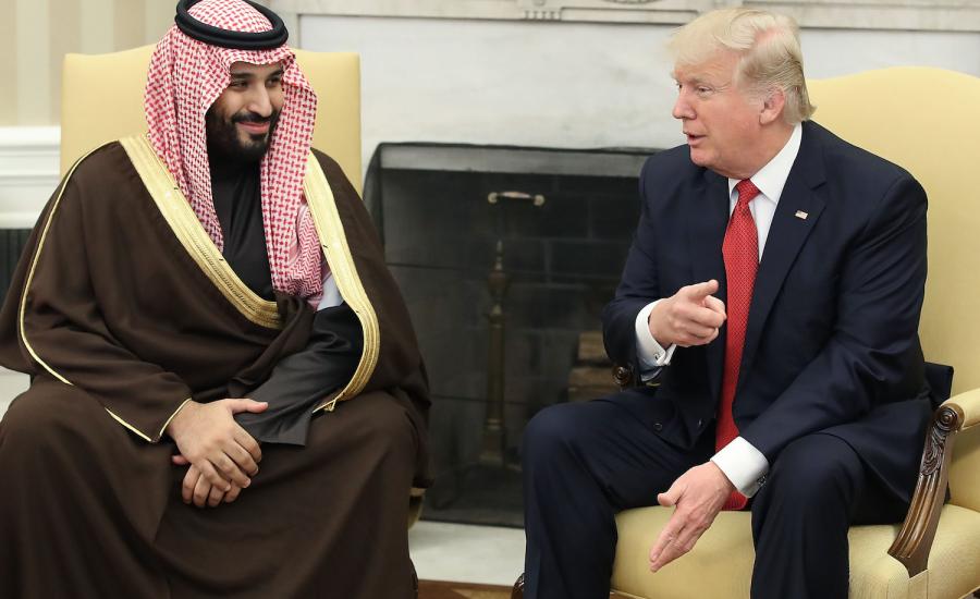 ترامب لولي العهد السعودي: صداقتنا حميمة وأنت أكثر من ولي عهد