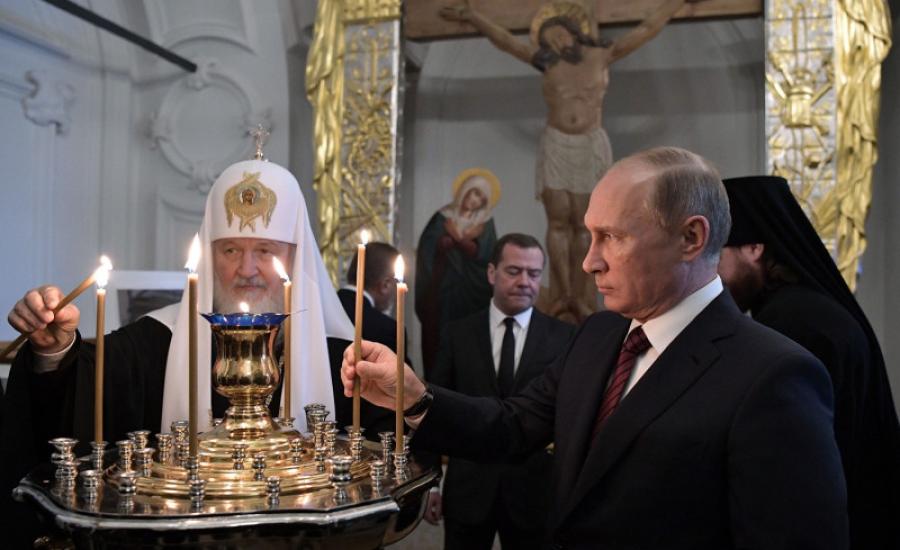 روسيا تبني كنيسة آيا صوفيا في سوريا 