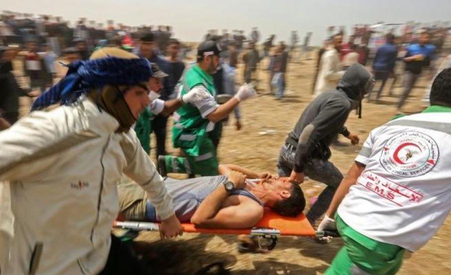المصابين في قطاع غزة 