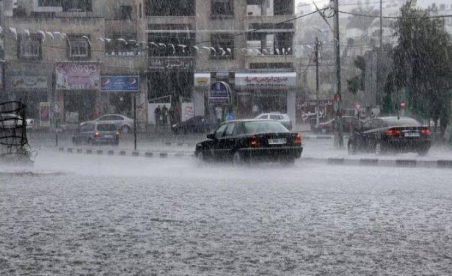 الامطار في رام الله 