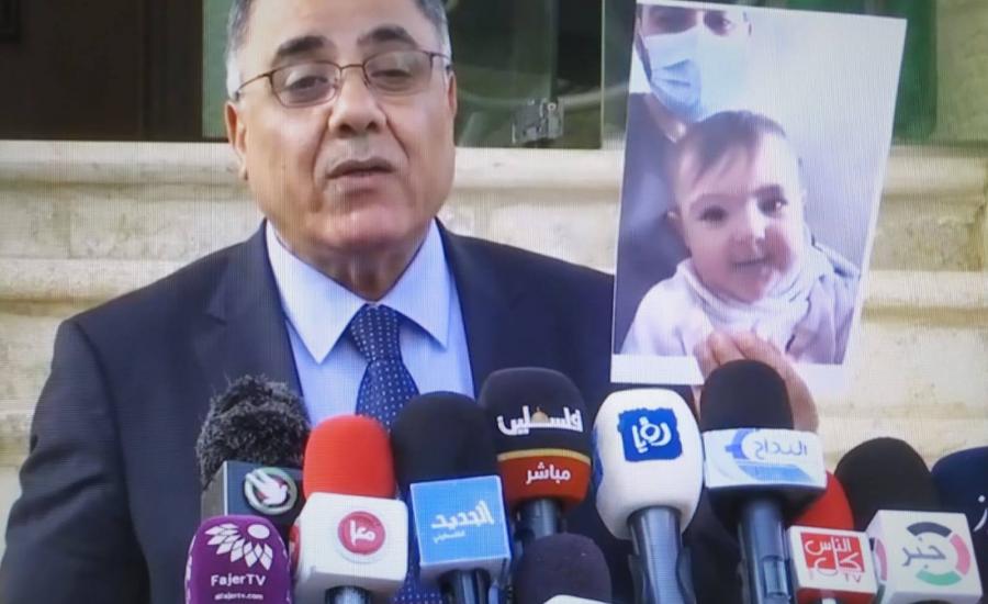 الطفلة شام المصابة بفيروس كورونا في فلسطين 