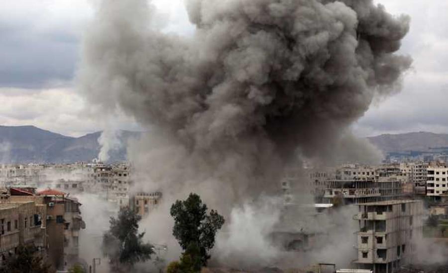 قصف سوري على درعا 