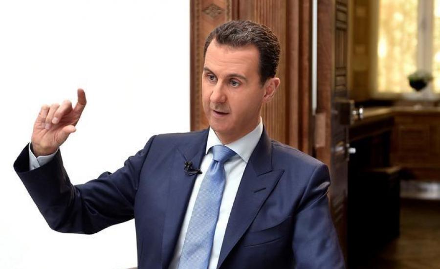 ليبرمان وبشار الأسد 