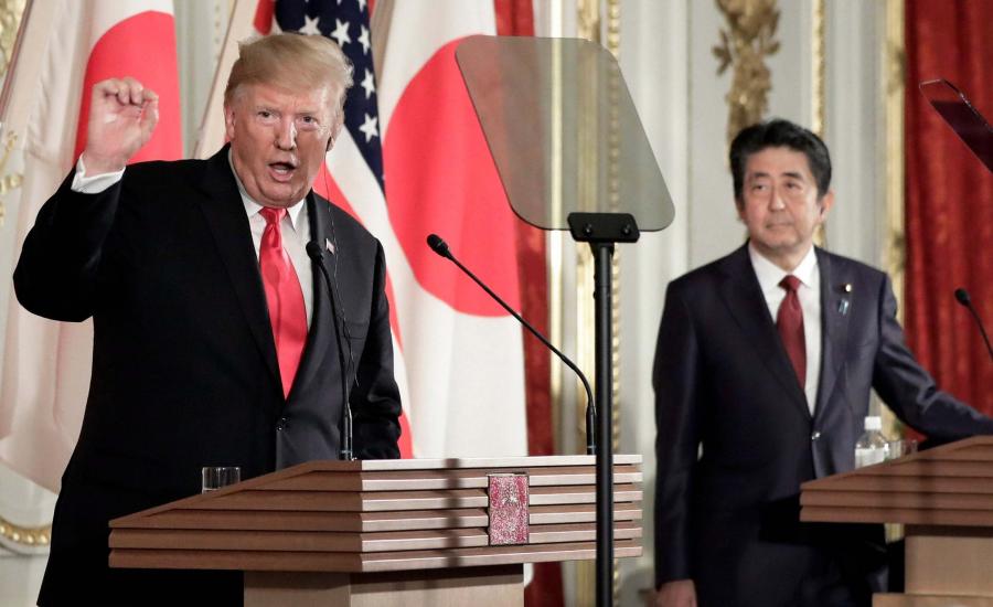 ترامب والأسلحة الامريكية واليابان 