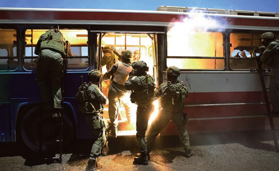 شرطة الاحتلال تجري تدريباً يحاكي تنفيذ فلسطينيين عمليات فدائية