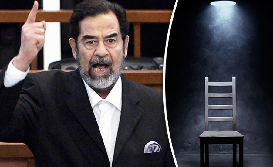 التحقيق مع صدام حسين 