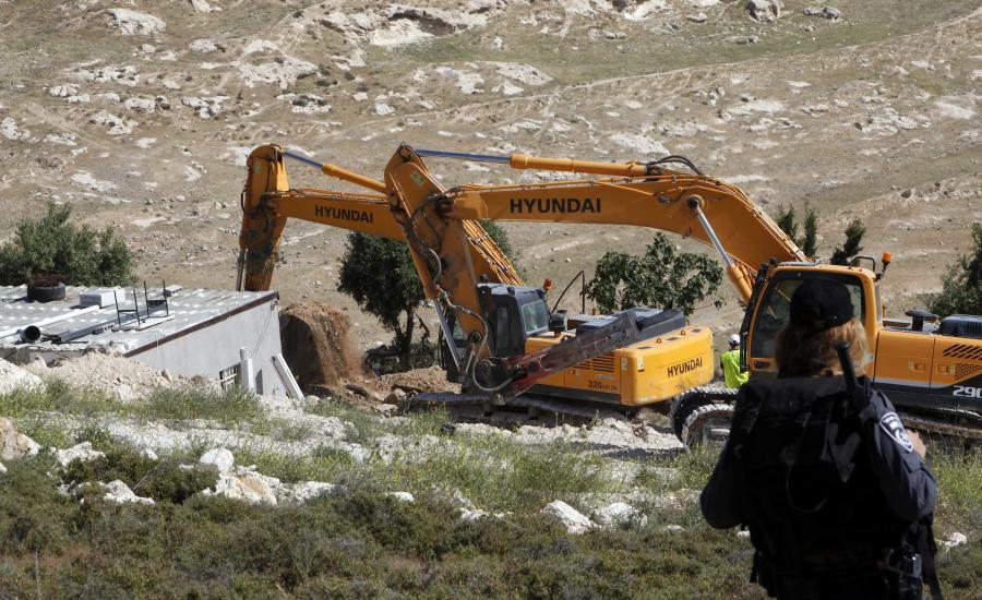 هدم منازل الفلسطينيين في الضفة الغربية 