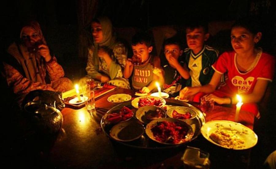 انقطاع الكهرباء في غزة 