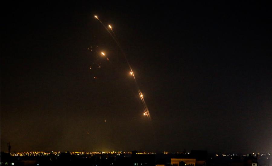اطلاق صواريخ وقطاع غزة وواشنطن 