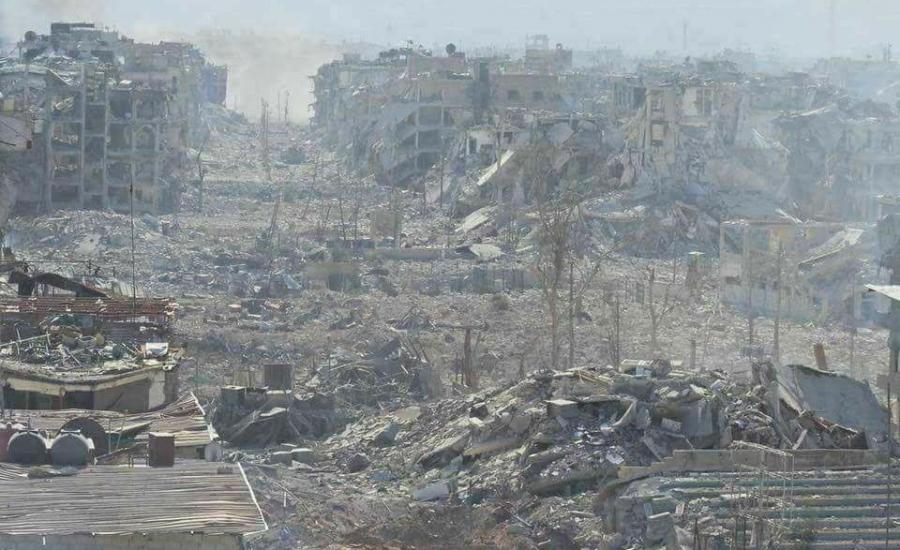 اعادة اعمار مخيم اليرموك 