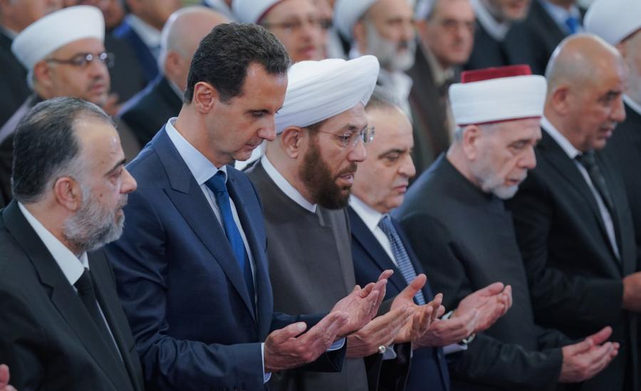 بشار الأسد والمولد النبوي الشريف 