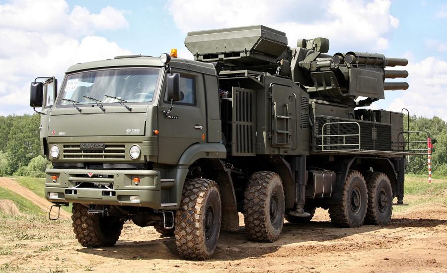 pantsir-s1-missile-defense-system-range-russia