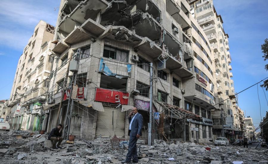 قطاع غزة والمباني السكنية 