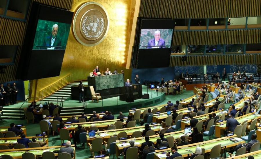 الامم المتحدة واسرائيل والسلطة الفلسطينية 