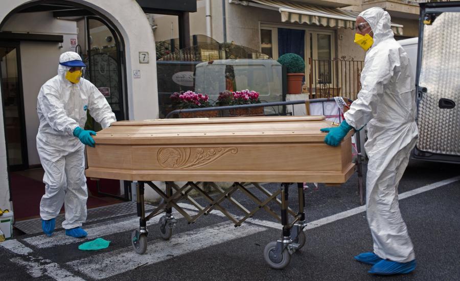 وفيات في ايطاليا بسبب كورونا 