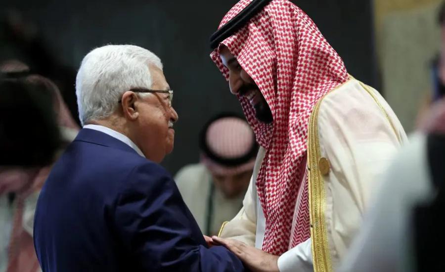محمد بن سلمان والرئيس عباس 