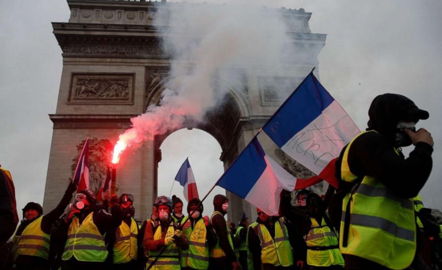 مظاهرات في فرنسا 