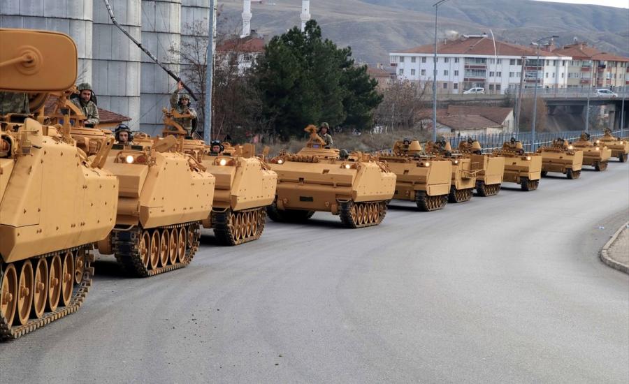 عملية عسكرية تركية ضد الاكراد في سوريا 