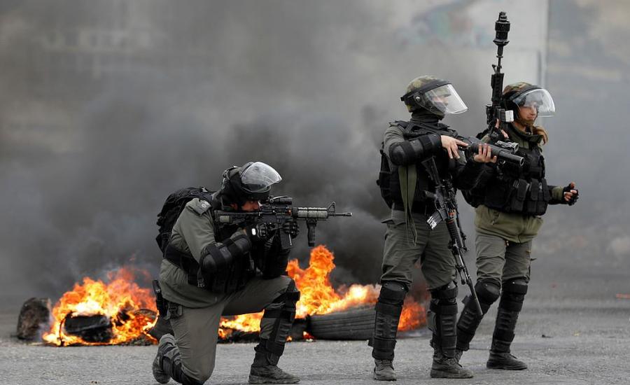 مواجهات بين الشبان وقوات الاحتلال في الضفة الغربية 