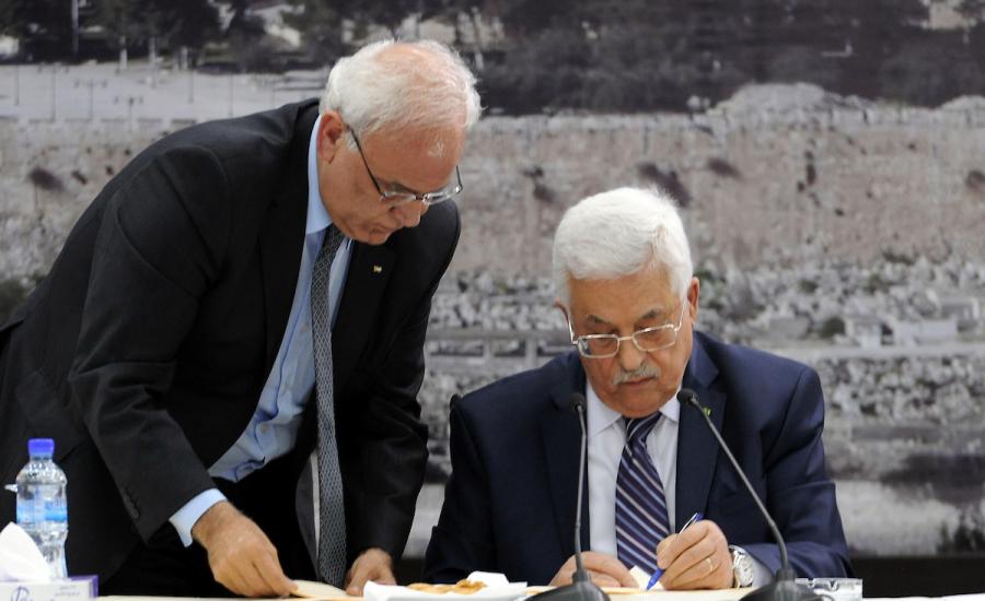 القيادة الفلسطينية واسرائيل 