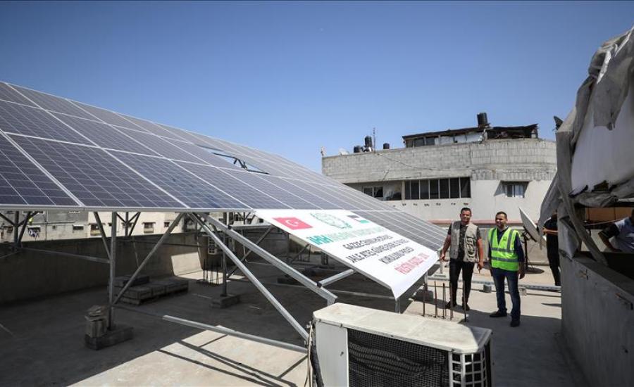 هيئة إغاثية تركيا تفتتح مشروع طاقة شمسية