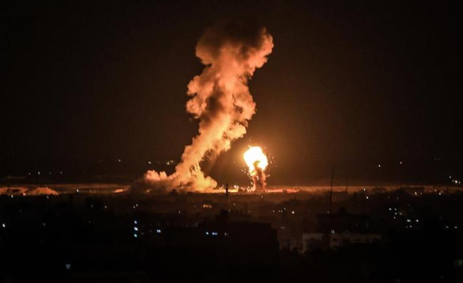 قصف اسرائيلي في غزة 