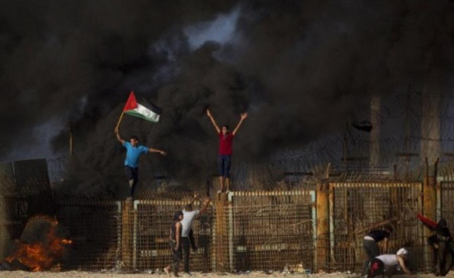 اقتحام الحدود في غزة 