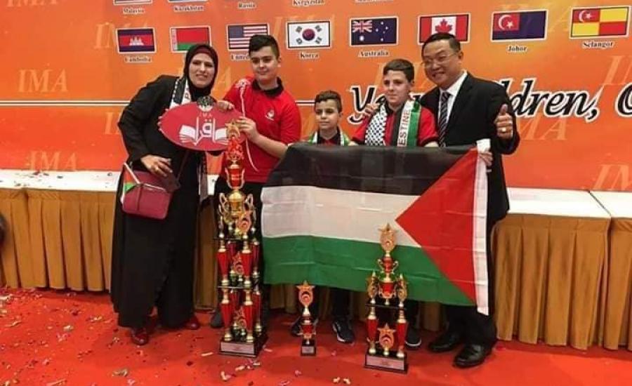 طفل فلسطيني يفوز بالذكاء العقلي 