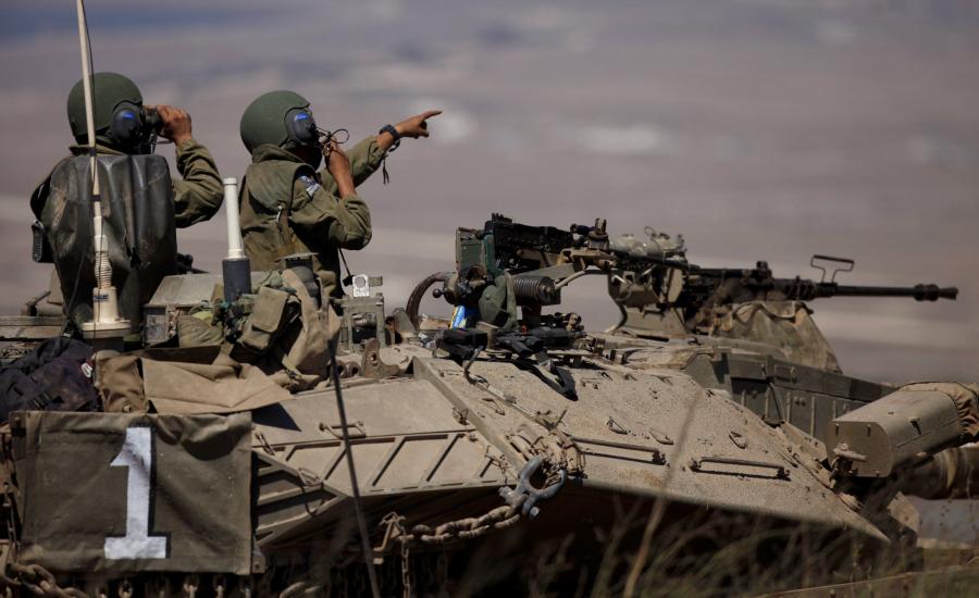 الجيش الاسرائيلي في الجولان السوري 
