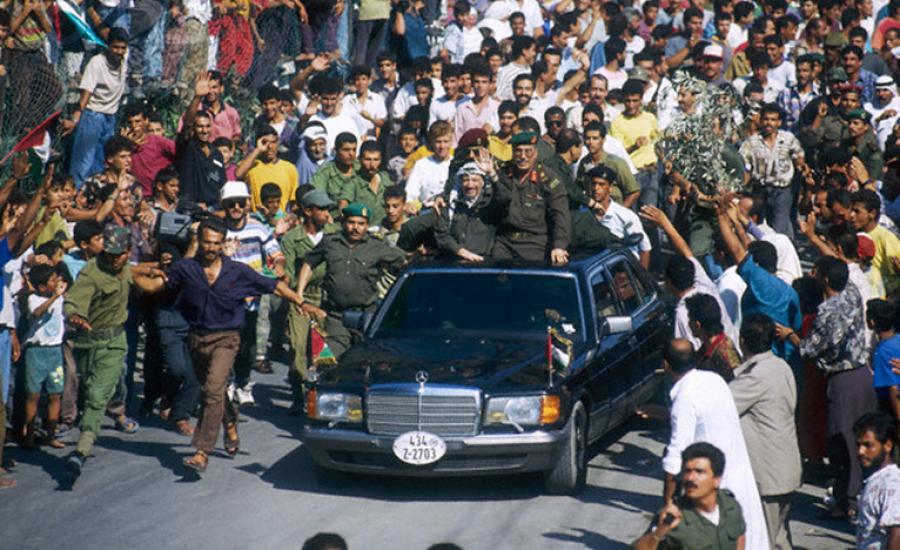 الذكرى الـ23 لعودة الرئيس ياسر عرفات إلى أرض الوطن