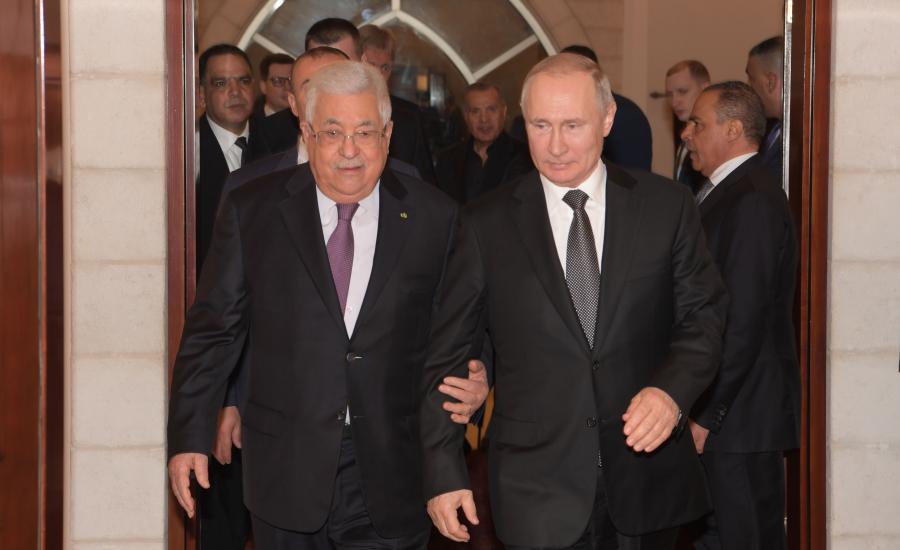 الرئيس عباس وبوتين في بيت لحم 