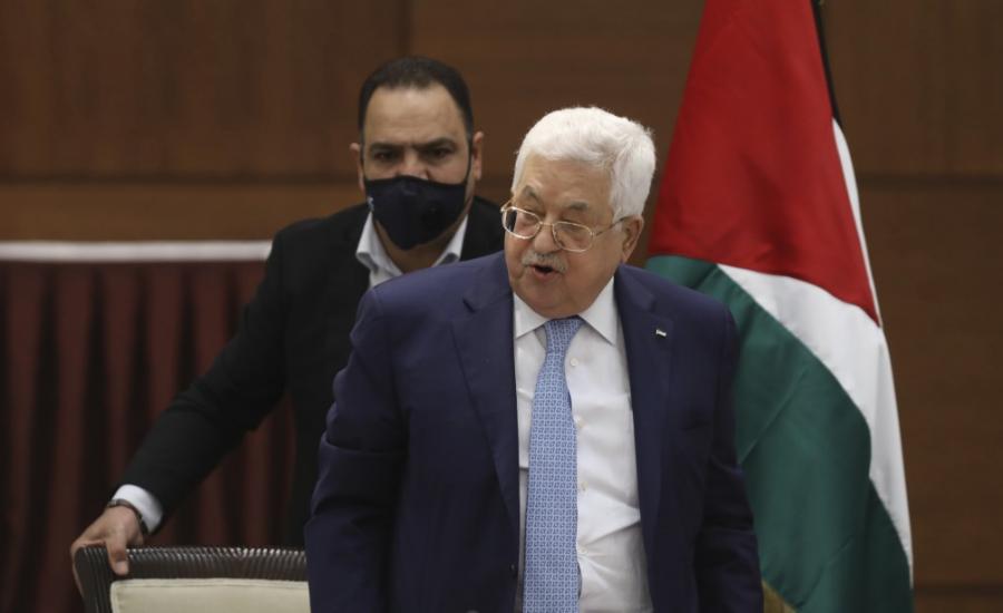 الرئاسة الفلسطينيبة وعباس 