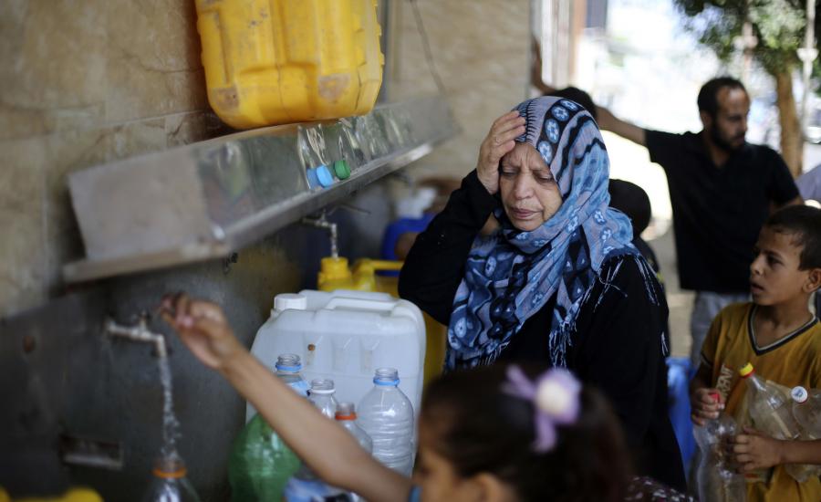 المياه في غزة 