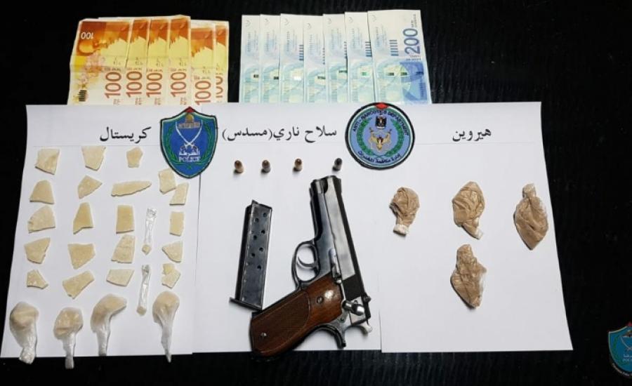 ضبط تاجر مخدرات في رام الله 