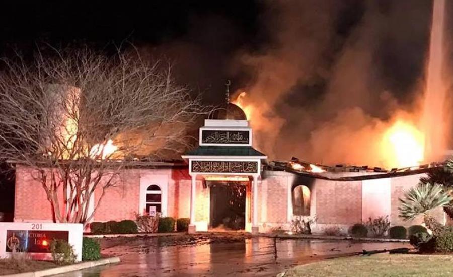 حرق مسجد في تكساس 
