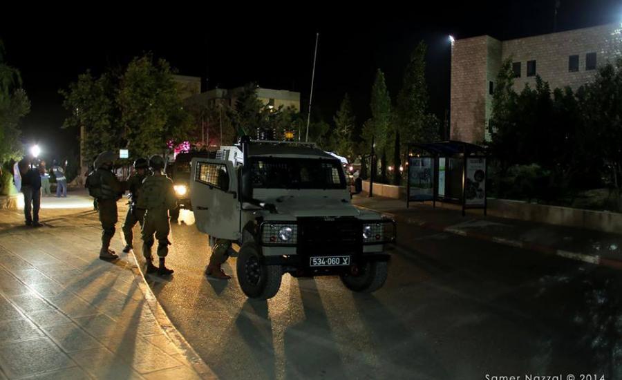 قوة خاصة إسرائيلية تطلق النار على مركبة قرب جامعة بيرزيت