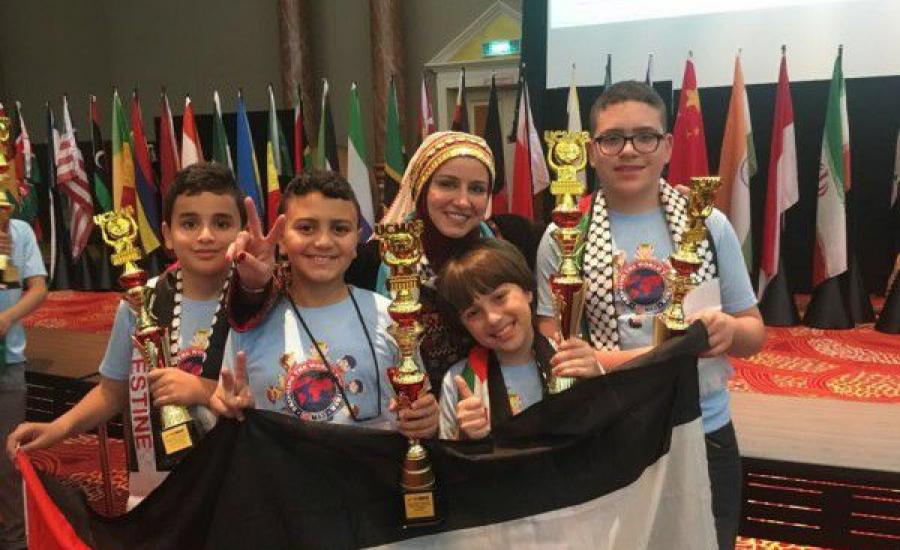 طلبة فلسطين يحصدون المركز الثاني بمسابقة الحساب الذهني العالمية