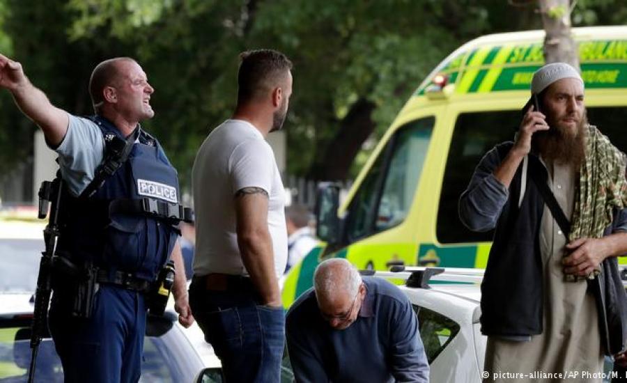 هجوم ارهابي على مسجدين في نيوزيلندا 